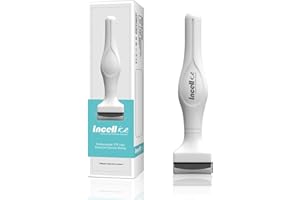 ‎INCELLICE Derma Stamp - INCELLICE Dermastamp 1,0mm, Microneedle Stamp 175 Titanium Nadeln Derma Stamper für Haar und Bart, Professionelle Microneedling Stempel für Hautpflege Frauen und Männer
