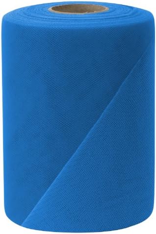 Falk Fabrics Tulle Spool, 6-Inch by 100-Yard, Peacock