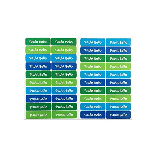 50 Etiquetas Adhesivas Personalizadas para marcar objetos, libros, fiambreras, etc. Medida 6 x 2 cm. Color 5