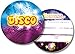 6 Einladungskarten * Disco * für Kindergeburtstag und Party von DH-Konzept // DISCOE020 // Kinder Geburtstag Party Einladung Einladungen Karte Glitzer Discokugel