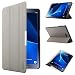 Produktbild iHarbort Premium Hülle für Samsung Galaxy Tab A 10.1 (SM-T580/T585) - Samsung Galaxy Tab A 10.1 hülle Etui Schutzhülle Case Cover Holder Stand mit Smart Auto Wake/Sleep-Funktion (Grau)