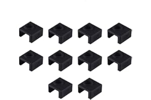 3Dman MK8 Silicone Sock Heater Block Silicone Cover for MK7/8/9 3D printer Hotend Extruder(Black)