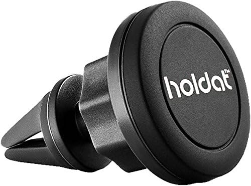 HOLDAT Magnetic Car Mount Mobile Phone Holder - Rotation 360 Degrees Adjustable Viewing Angle - Universal Air Vent Cradle Cellphone Support