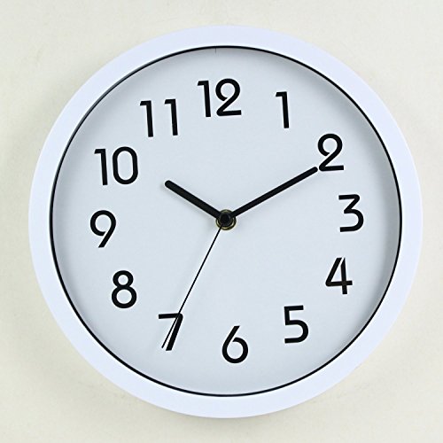 Preisvergleich Produktbild Binwo Geräuschlose Wanduhr (Weiß)