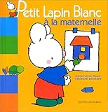Petit lapin blanc à la maternelle