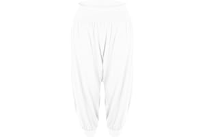 janisramone Girls Kids New Plain Hareem Baggy Fit Alibaba Leggings Pants Stretchy Harem Trousers