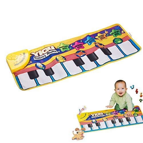 ColorMixs®Bebé estera de piano de los juguetes toque musical canto t