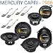 Mercury Capri 1986-1986 Factory Speaker Replacement Harmony Upgrade Package New RS.24443.00