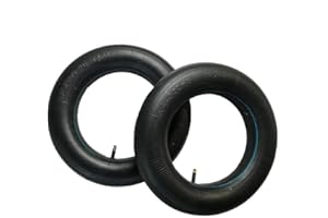 LTSKY 2 Cámaras de Aire 3.25/3.00-8 con Válvula de Boca Recta, Cámaras Inflables 3.25/3.00-8 para Cortadoras de Césped, Carretillas, Remolques de Jardín y Karts