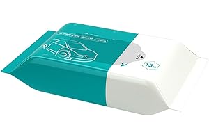 KIMISS Lingettes Nettoyantes pour Pare-Brise et Vitres de Voiture - Enlève Le Film d'huile de Verre