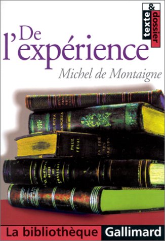 couverture de : De l'exp&eacute;rience