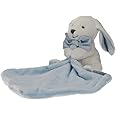 Doudou et Compagnie - Soft Toy Rabbit Handkerchief - Flower-Shaped Box - Blue - Gift Idea for Newborn Baby Girl and Boy - DC3338