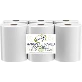 Pratiksoft 21 cm Fotoselli Hareketli Kağıt Havlu 6 Rulo