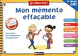 Image de Mon mémento effaçable CM1