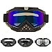 Produktbild Helm Brillen Riding Outdoor winddicht Brille Snowboard Ski Eyewear verstellbar UV-Schutz Tragbar Motorrad Play Spiele Professionelle dustproo Rahmen Brillen für Motorrad Motocross ATV Fahrräder Schützen Nase bunt