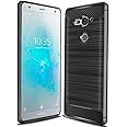 Cruzerlite Case for Sony Xperia XZ2 Compact Case, Carbon Fibre Shock Absorption Slim TPU Cover Protective Case for Sony Xperi
