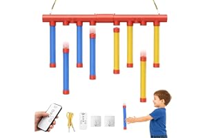 Reaktionsträning leksaker, fallande stavar spel med 3 hastigheter | Reaktionsspel, drop stick catching game, inomhus interaktiva spel för vuxna träning hastighet koordination