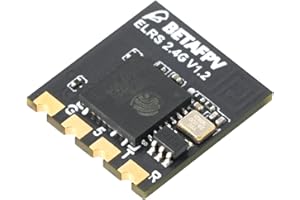 BETAFPV ExpressLRS Lite Receiver with Flat SMD Ceramic Antenna High Refresh Rate Long Range Performance Compatible for 65/75/85mm FPV Racing Whoop Drone V1.2