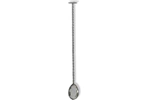 Point-Virgule Cuillère Cocktail comme Accessoire Bar, Longue Touillette Cocktail en Acier Inoxydable, 28 cm