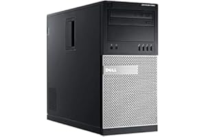 Dell OptiPlex 990 Unité Centrale PC, Intel Core I5-2400, 3.1 GHz, 16GO DDR3 RAM, 2TO Disque Dur, Windows 10, 36cm x 17.5cm x 41.7cm Dimensions