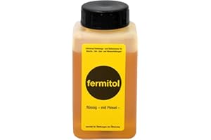 Fermit Fermitol 125g Flasche flüssig Kunstharz Kleber Dichtungsmittel Klebemasse Dichtungsmasse Klebemasse Dichten von Gewinden Öl Benzin Fette Spiritus beständig