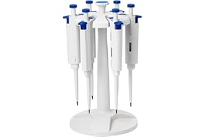 PRECIPETTE Pipettenständer, Labor-Mikropipetten-/Pipettenständer, Pipettenständer, passend für bis zu 6 Laborpipetten, Premium-Engineering-Kunststoff, Polymer