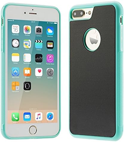 iPhone 7 Plus Phone Case，NUJIA Anti-gravity Selfie Case Magical Nano Sticky Hard Case Cover for Apple iPhone 7 Plus 5.5 inch (Green)