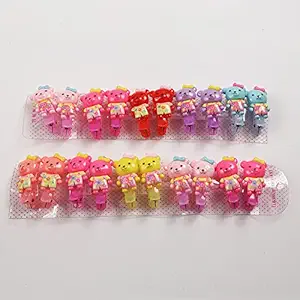 NATURE Toddler Hair Clips, cute Mini Snap Hair Clips for Baby Girls Kids, Colorful Small Snap Barrettes Metal Hair Clips for Fine Hair