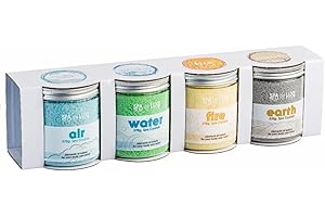 Surdefens Pfahler's Whirlpoolstudio AquaFinesse Spa de Luxe Crystals - Juego de 4 Vasos Aromáticos Redondos para Jacuzzi - 1480 g