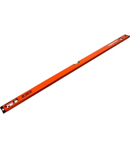 Niveau Professionnel En Aluminium 200 Cm - Avec Base Magnétique Et Protection PVC, 2 Bulles Incassables, Pour Travaux De Précision (maçonnerie, Pose Carrelage, Menuiserie)