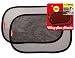 Car Sun Shades - 2 Pack - Premium Quality Cling Window Sunshades - Block UV Rays- Protect Children From The Sun's Glare