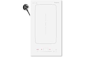 Karienvir White Induction Hob 30cm, 2 Zones Induction Cooktop With Extended Zone, 2800W Kitchen Induction Hob With Plug, Boost, 99 Minute Timer, Safety Lock, 220-240V