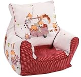 knorr-baby 450166 Kindersitzsack Spielzimmer, rot