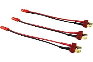 OliYin 3 pezzi maschio D-T a spina per connettore maschio JST adattatore da 10cm filo resistente 20awg (confezione da 3)