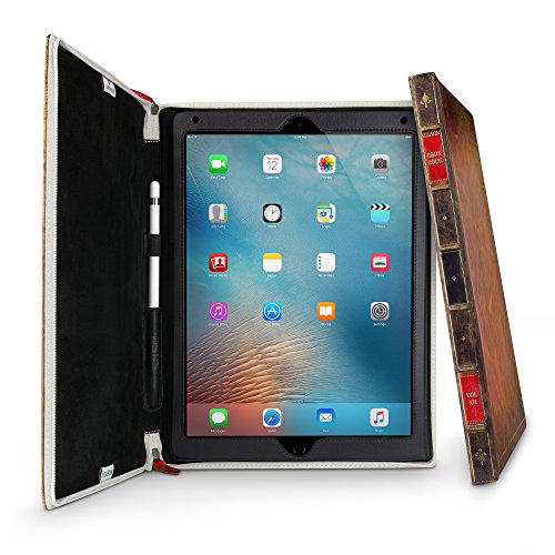 Twelve South 12-1621 Rutledge BookBook Hülle für Apple iPad Pro 12,9 Zoll in Braun