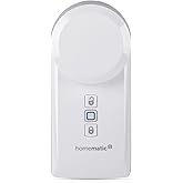 Homematic IP Smart Home Türschlossantrieb, elektronisches Türschloss, Smart Lock ohne Umbau, Türöffner per App, Alexa & Googl
