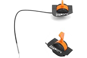 ZOTTEL Câble de commande de starter, remplacement du câble de commande d'accélérateur en caoutchouc ABS noir GY21983 pour X105 X115R X125 X145 pour réparation