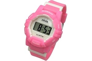 VISIONU Rosado Reloj Parlante en Español para Ciegos, Niñas, y Los Ancianos, Deportes Electrónicos Hablar Relojes Gatget Regalo