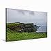 Produktbild Leinwand Bekanntschaft an den Cliffs of Moher 75x50cm, Special-Edition Wandbild, Bild auf Keilrahmen, Fertigbild auf hochwertigem Textil, Leinwanddruck, kein Poster