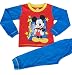 Childrens Boys and Girls Long Sleeve Character Pyjamas Pjs - Mickey Mouse 3-4 years
