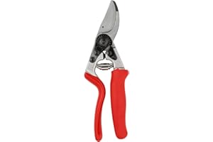 FELCO 10 Gartenschere für Linkshänder (Rebschere mit Rollgriff, für große Hände, Schnitt-ø 25 mm, Länge 210 mm, Rebschere)