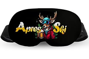 Ferocity Protección para gafas de esquí, Estuche para gafas de snowboard, Funda para gafas de esquí, Equipo de invierno, Funda protectora, proteger contra arañazos, Ski Deer [165]