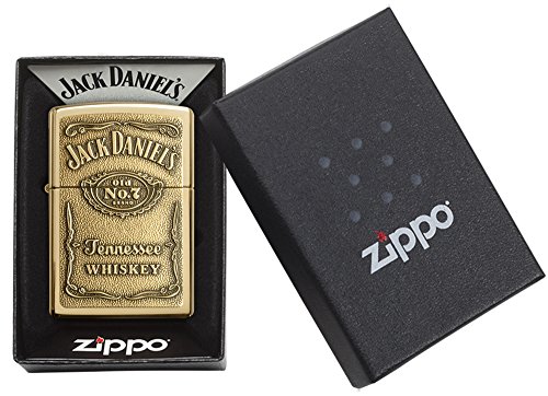 Zippo 1350003 Feuerzeug Jack Daniel’s Label Brass - 6