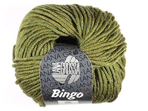 Lana Grossa BINGO 206 Oliv Melange