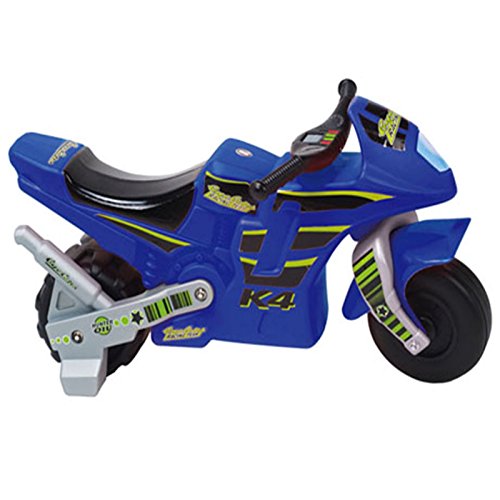 Toddler Infant Ride On Foot To Floor Push Along Motorbike Scooter Kids Bike Toy Superbike Boys Girls Xmas Gift (Blue)