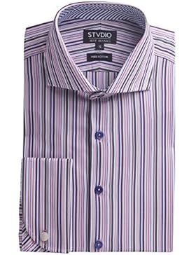 Stvdio by Jeff Banks -  Camicia classiche  - A righe - Uomo