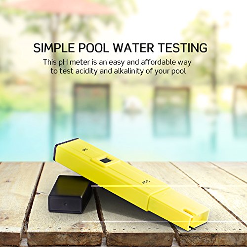 TopElek Digital PH Meter Messgerät & TDS Meter Set, 3-in-1 Wasserqualität Prüfgerät TDS und Temperaturmessgerät + Digital PH Meter Hohe Genauigkeit PH Pen Tester mit ATC Für Aquarien, Schwimmbäder - 7