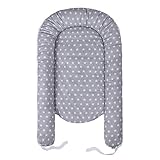 LULANDO multifunktionales Babynest Kuschelnest Babynestchen (80 x 45 cm). Weiches und sicheres Baby-Reisebett Babybett Nestchen für Neugeborene. - 5
