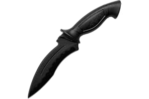 DNA 10.75" Overall Polypropylene Safe Blunt Indestructible Martial Arts Training Equipment with Grippy Handle and Faux Hamon Line Design with Perfect Weight for Realistic Practice and Kata