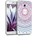 Produktbild kwmobile Samsung Galaxy J7 (2016) Hülle - Handyhülle für Samsung Galaxy J7 (2016) - Handy Case in Blau Pink Transparent